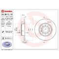 2x Bremsscheibe BREMBO 08.B413.11 passend für AUDI SEAT SKODA VW AUDI (FAW)
