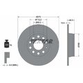 2x Bremsscheibe TEXTAR 92224903 passend für AUDI FORD SEAT SKODA VW VW (FAW)