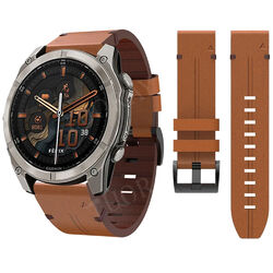 Quick Fit Leder Armband Für Garmin Fenix E 8 7 7X 6 6X Pro 3 5 5X Plus Enduro 3
