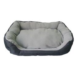 Hundebett BaluL grau Hundekorb Hundekissen Hundesofa Tierbett Katzenbett