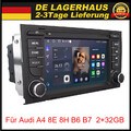 Für Audi A4 8E 8H B6 B7 2000-2009 Android 13 Autoradio GPS Navi WIFI BT 2+32GB
