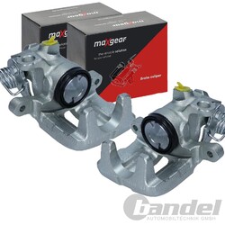 2X MAXGEAR BREMSSATTEL HINTEN PASSEND FÜR AUDI 100 200 80 90 CABRIOLET COUPE