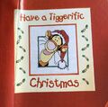 Disney TIGGER in Nikolausmütze Weihnachten Kreuzstich Cover Set mit Tabelle