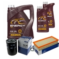 MAHLE Inspektionspaket 7L MANNOL 5W-30 Energy passend für Ford Transit