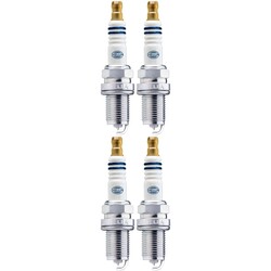 4x HELLA PLATINUM ZÜNDKERZEN passend für 4-ZYLINDER SEAT CORDOBA IBIZA SKODA