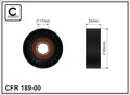 CAFFARO Spannrolle Keilrippenriemen 189-00 für 8P1 AUDI A3 1K1 VW GOLF IBIZA 8PA