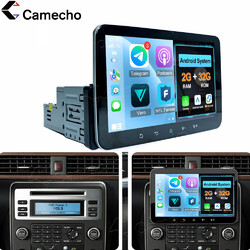 1 DIN 7 Zoll 2+32GB Android 13 Autoradio mit Apple Carplay GPS NAVI WIFI DSP RDS