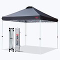 Robustes EZ Pop-up Pavillon Zelt mit Rolltasche (3x3M, schwarz)