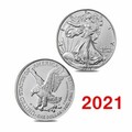 USA One Dollar Silbermünze American Eagle 1 oz Silber Neu 2025/2024/2023/2022