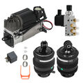 3Pins Luftbalg Hinten + Kompressor + Ventil for Mercedes-Benz W211 S211 C219