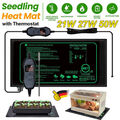 Heizmatte Pflanzen mit Thermostatregler für Sämling Pet Reptile 50W Wärmematte