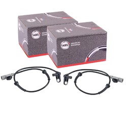 2x ABS-SENSOREN RADDREHZAHL HINTEN LINKS+RECHTS passend für NISSAN MICRA NOTE