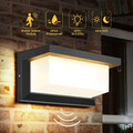 18W LED Außenleuchte mit Bewegungsmelder Wandlampe IP65 Anthrazit Sensor Schwarz