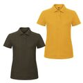 Pique Polohemd Poloshirt Damen Baumwolle T-Shirt Polo Shirt Neu Basic