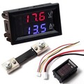DC100V 10A/50A/100A Voltmeter Amperemeter LED Amp Dual Digital Volt Meter Gauge