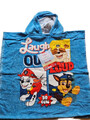 Bade-Poncho Kinder mit Kapuze 55 x 110cm Badetuch Handtuch Strandtuch Paw Patrol