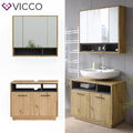 Badmöbel-Set Badezimmer-Möbel Badschrank Beatrice modern Badezimmerschrank Vicco