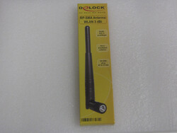 DeLock 88461 RP-SMA 3dBi WLAN Antenne WLAN 802.11 ac/a/h/b/g/n
