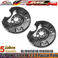 2x Ankerblech Deckblech Bremsscheibe Hinten Für VW Golf II IV 2 3 4 Passat Polo