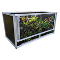 Terrarium mit Schiebetür Reptilien Amphibien Spinnen 120x60x60
