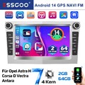 Für Opel Zafira B Corsa C D Astra G H Vivaro Vectra C Android13 Autoradio GPS EQ