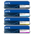 Toner Für HP 207A 207X LaserJet Pro MFP M283 fdw fdn M282 nw M255 dw nw Set XXL
