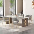 4er Set Esszimmerstuhl Cordstoff Modern Stühle Küchenstuhl mit Rückenlehne Grau