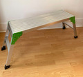 NEU 100cm Alu Werkbank Plattform Trittleiter Klapphocker KOSMETISCHE MÄNGEL