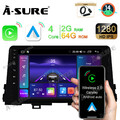 DAB+ 2+64G Android 14 Autoradio Carplay BT GPS Navi Für Kia Picanto Ja 2017-2023