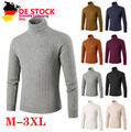 Herren Pullover Rollkragenpullover Rolli Kragenpulli Pulli in Premium Shirt DE