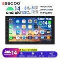 DAB+ Android 14 Carplay 2 DIN Autoradio GPS NAVI WiFi AM RDS BT FM SWC 4G 6+128G