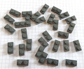 30 Stück Lego 1x2 plate 3023 Dark bluish gray / Platte Bauplatte, neu dunkelgrau
