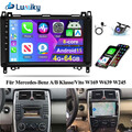 4+64G Autoradio Für Mercedes-Benz A/B Klasse/Vito W169 W639 W245 Android 15 +Kam