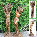 Gartenzwerge Gartenfigur Waldgott Göttin Statue Harz Skulptur Garten Dekofigur~