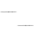 2x A.B.S. Bremsschlauch Bremsleitung vorne links rechts passend für BMW X3 E83