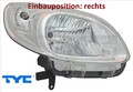 TYC 20-14905-15-2 Hauptscheinwerfer rechts Scheinwerfer Frontscheinwerfer 