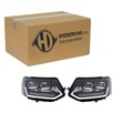 DIEDERICHS TUNING LED SCHEINWERFER SATZ SCHWARZ passend für VW TRANSPORTER