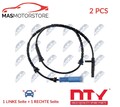 ABS SENSOR DREHZAHLFÜHLER PAAR VORNE NTY HCA-BM-026 2PCS V FÜR BMW X3,E83