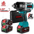ONEVAN 3100Nm Akku Schlagschrauber 3/4'' Akkuschrauber Kfz Schrauber Mit 2 Akkus