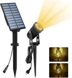 LED Solarleuchte Strahler Solarstrahler Gartenlampe Spot Licht Außen Warmweiß