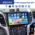 DAB+ Für Hyundai i30 GD 2012-2016 Carplay Autoradio Android 15 GPS NAVI RDS KAM