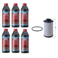 Hydraulikfiltersatz Mahle HX132D +6 Liter Liqui Moly Doppelkupplungsgetriebeöl