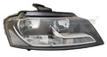Scheinwerferleuchte links H7/H7 20-11774-06-2 TYC für AUDI A3 A3 Sportback