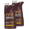 Motoröl MANNOL Energy Formula PD 5W-40 API SN 2 X 1 Liter für BMW Mercedes Audi