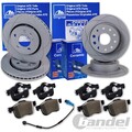 ATE PowerDisc BREMSSCHEIBEN + CERAMIC BELÄGE VORNE + HINTEN für OPEL VECTRA C