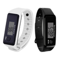 Digitaler LCD -Schrittzähler Laufstufe Gehweite Kalorienzähler Armband