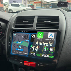 DAB+ Für Mitsubishi ASX 2010-2016 2 DIN Android 14 Autoradio 2+64G GPS Navi WIFI