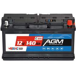 BIG AGM Solarbatterie 12V 140Ah Versorgung Boot Batterie statt 130Ah 120Ah 100Ah