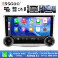Android 13 Auto DAB+ 64G CarPlay Autoradio GPS Cam Für VW Passat B7 CC 10-15