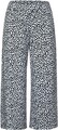 Street One Damen Stoffhose in 3/4 Länge, in anthrazit/weiß, Größe 40/42